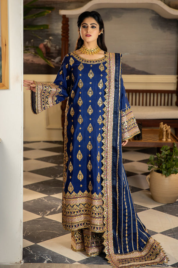 Imrozia Embroidered Raw Silk 3 Piece SRS-07