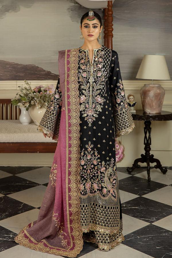 Imrozia Embroidered Raw Silk 3 Piece SRS-08