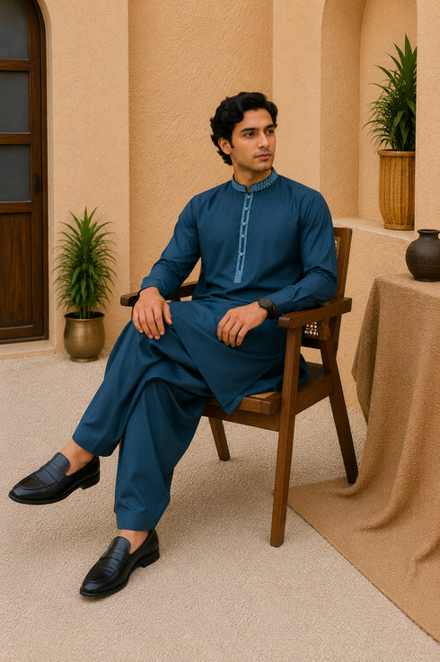 Mens 2PC Wash & Wear Shalwar Kameez ST-07