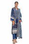 Gul Ahmed 3PC Unstitched Printed Lawn Suit with Zari Stripe Dupatta ST-42008