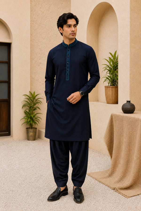 Mens 2PC Wash & Wear Shalwar Kameez ST-05