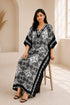 Shah Crafts Women’s African Print Kaftan Dress – Long V-Neck Beach Cover-Up and Loungewear
