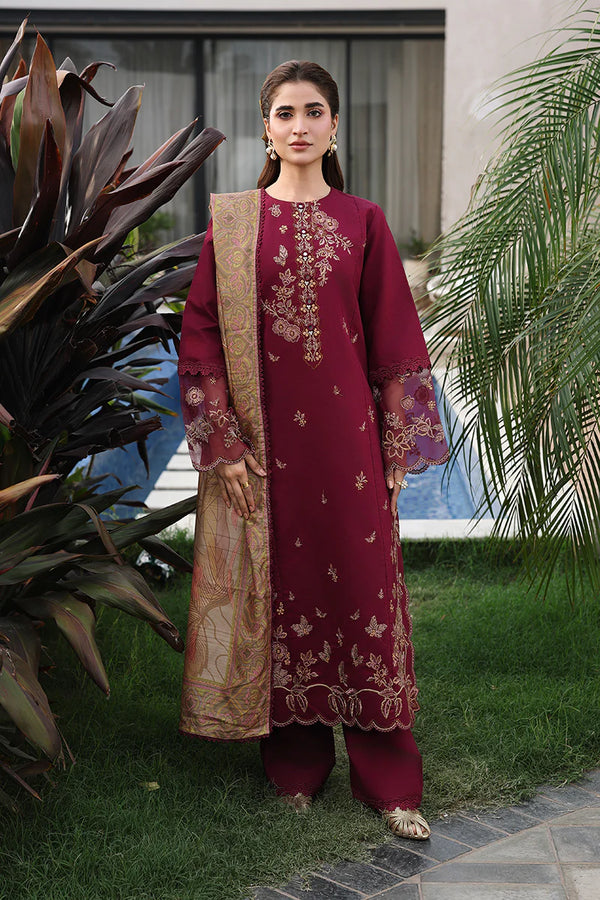 Rang Rasiya Embroidered Lawn suit Shirin