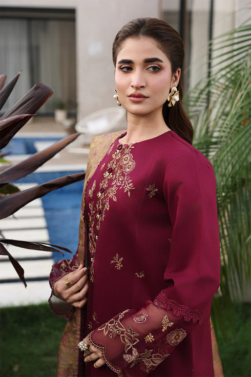 Rang Rasiya Embroidered Lawn suit Shirin