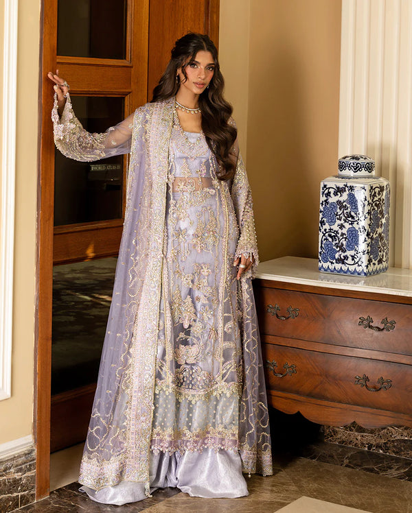 Mushq Embroidered sequined Net Suit Simran