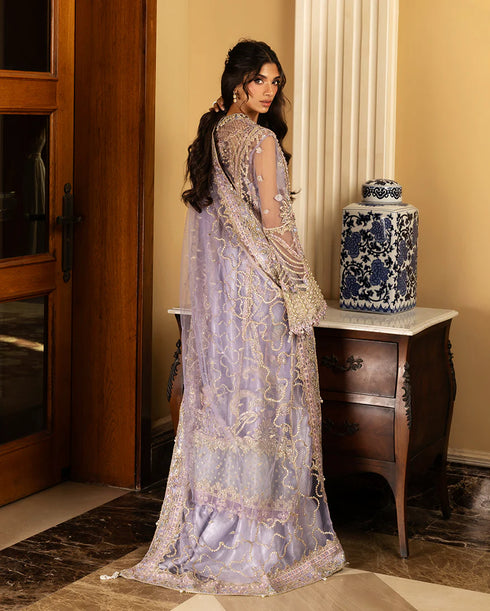 Mushq Embroidered sequined Net Suit Simran