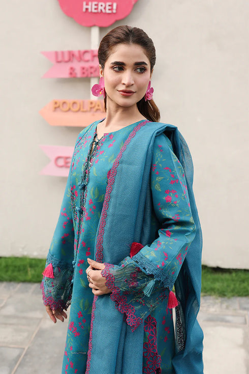 Rang Rasiya Embroidered Lawn suit Tina
