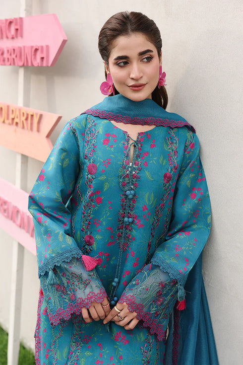 Rang Rasiya Embroidered Lawn suit Tina