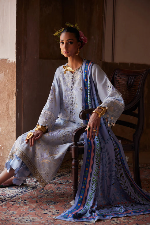 Elan Embroiderd Lawn Suit SERENE (EL25-01 B)