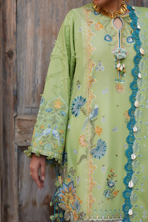 Elan Embroiderd Lawn Suit ISLA BLEU (EL25-11 B)