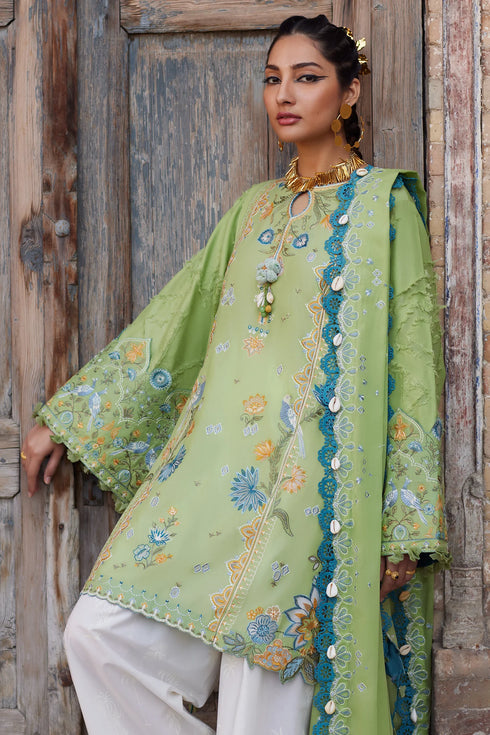Elan Embroiderd Lawn Suit ISLA BLEU (EL25-11 B)