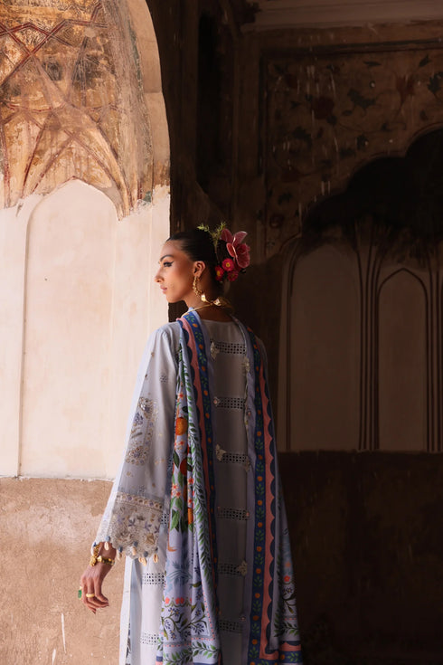 Elan Embroiderd Lawn Suit SERENE (EL25-01 B)