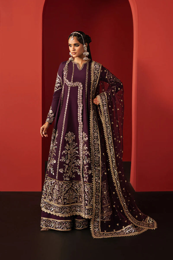 Afrozeh Emboridered Raw Silk Suit Samarqand