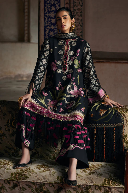 Elan Embroiderd Lawn Suit AZUREH (EL25-04 A)