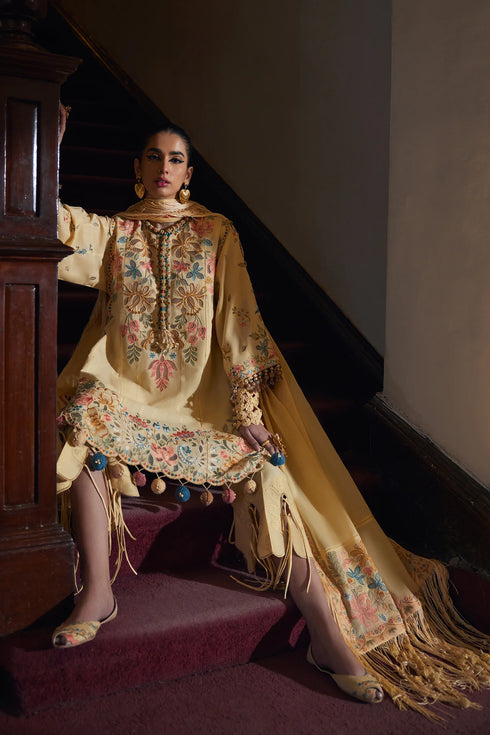 Elan Embroiderd Lawn Suit ZAHARA (EL25-07 A)