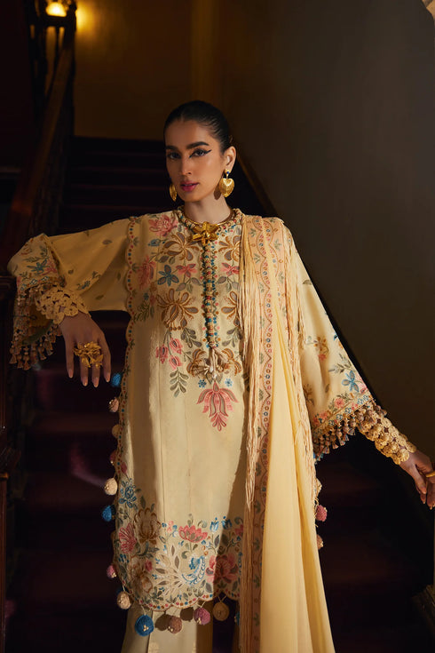 Elan Embroiderd Lawn Suit ZAHARA (EL25-07 A)