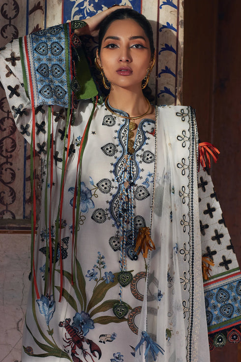 Elan Embroiderd Lawn Suit AZUREH (EL25-04 B)