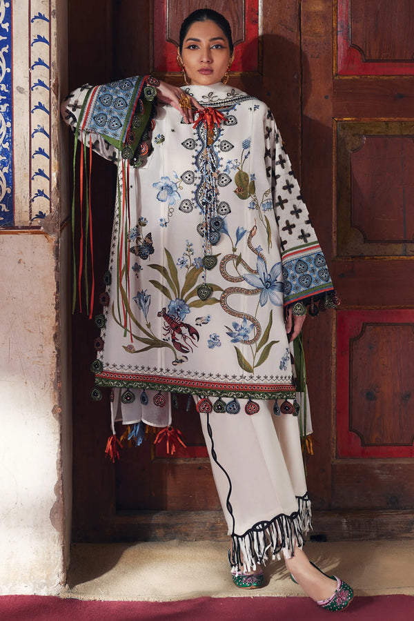 Elan Embroiderd Lawn Suit AZUREH (EL25-04 B)