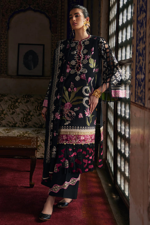 Elan Embroiderd Lawn Suit AZUREH (EL25-04 A)