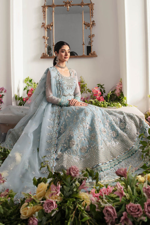 Zaha Embroidered Organza 3 Piece MIRZETA