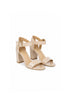 Low Block Heel Sandals Nude Pat G 1840