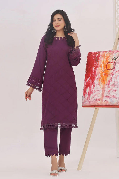 Raqsam Cotton 2 Piece Suit V-2-02