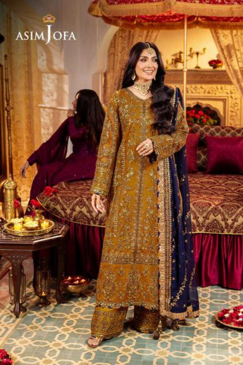 Asim Jofa Chiffon Suit AJJJ-12