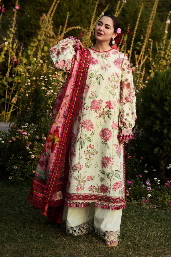 Hussain Rehar Lawn Suit Gleam