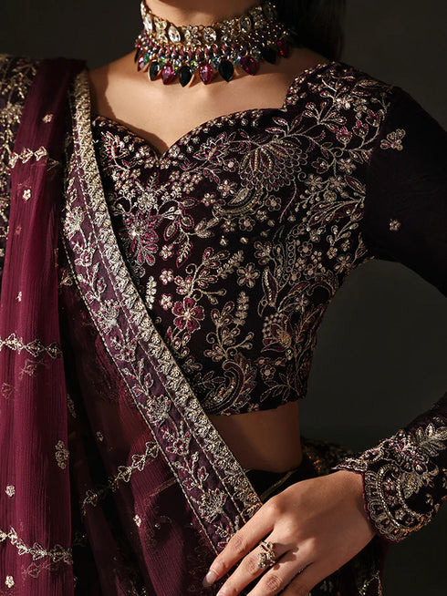 Gulaal Embroidered Velvet Suit CALIRA