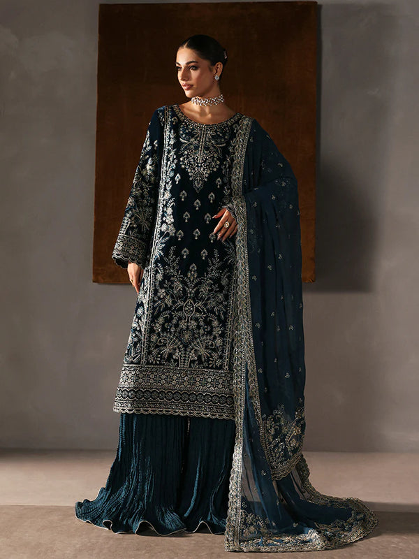 Gulaal Embroidered Velvet Suit MORENA