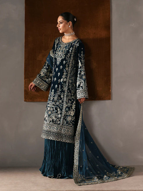 Gulaal Embroidered Velvet Suit MORENA