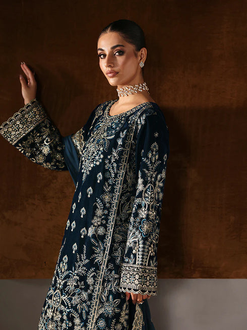 Gulaal Embroidered Velvet Suit MORENA