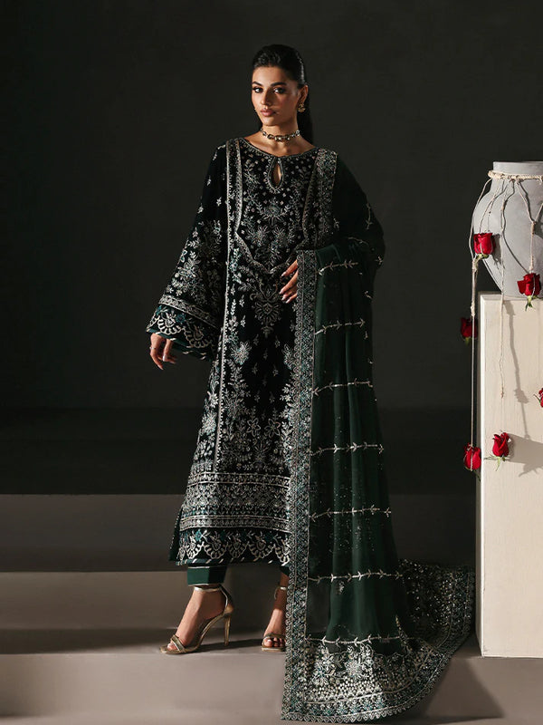 Gulaal Embroidered Velvet Suit EVANA