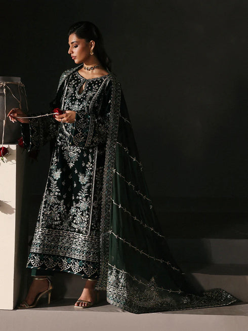 Gulaal Embroidered Velvet Suit EVANA