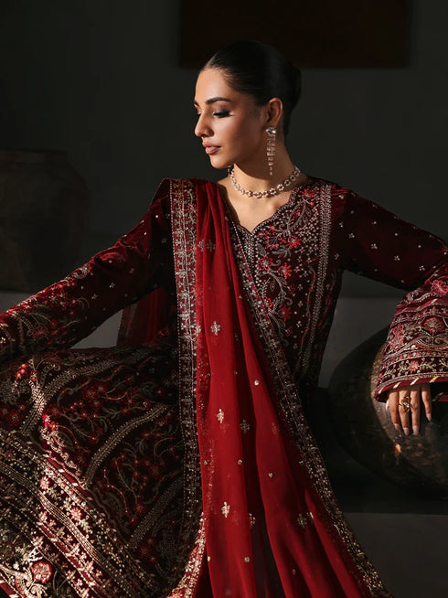 Gulaal Embroidered Velvet Suit VELA