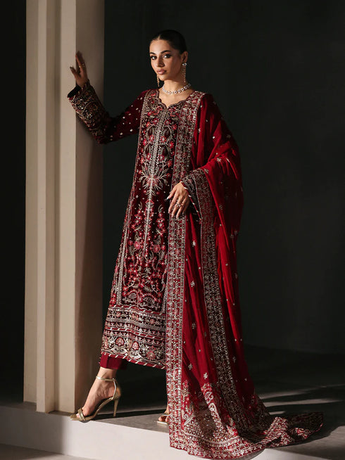 Gulaal Embroidered Velvet Suit VELA
