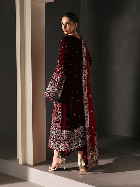 Gulaal Embroidered Velvet Suit VELA