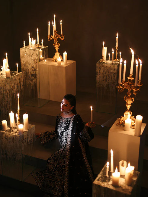 Gulaal Embroidered Velvet Suit ECLISSA