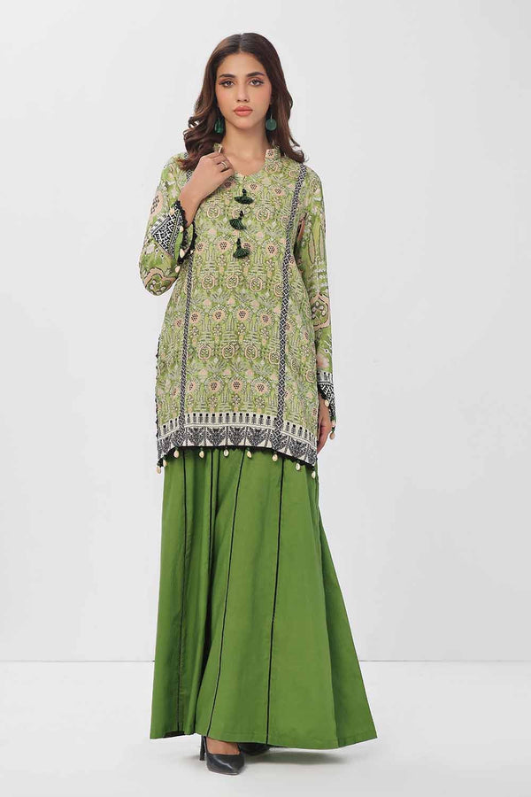 Gul Ahmed 1PC Unstitched Printed Linen Shirt VS-42003