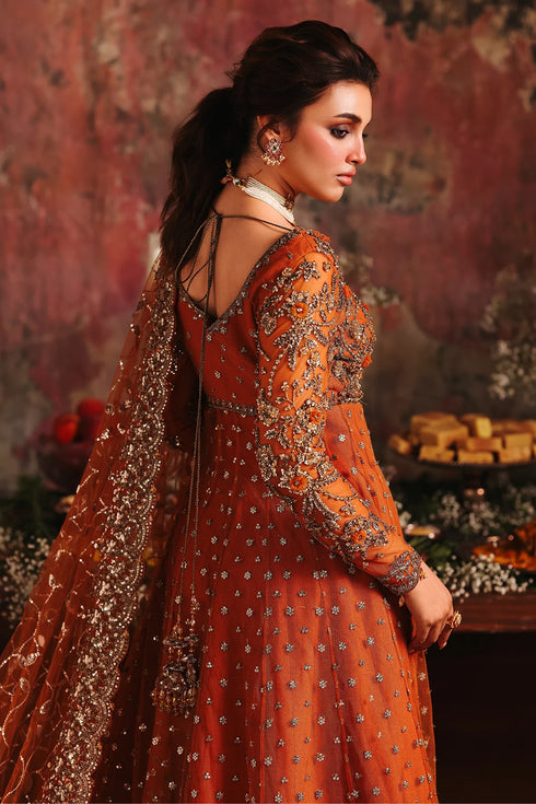 Charizma Embroidered Net Pishwas Suit STM-5-01