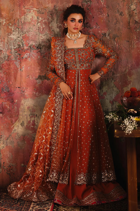 Charizma Embroidered Net Pishwas Suit STM-5-01