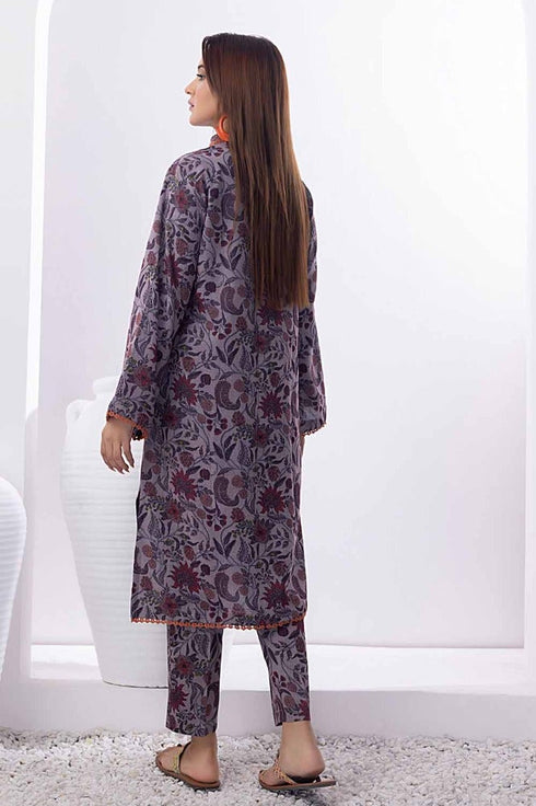 Gul Ahmed 2 Piece Printed Dhanak Unstitched Suit WNST-32085