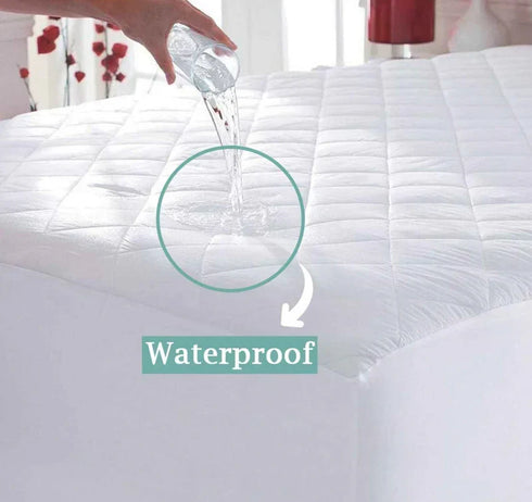 Extra Deep Quilted Waterproof Mattress Protector Fitted Bed Cover