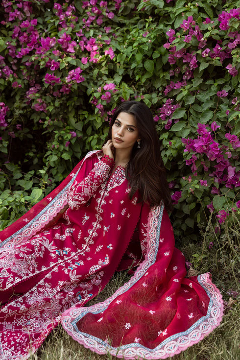 Afrozeh Lawn Suit Humnasheen