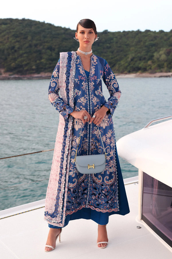 Afrozeh Luxury Lawn Suit Eclipse
