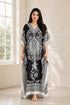 Women’s Free-Size Kaftan Maxi Dress – Kimono Beach Cover-Up, Party Dress and Loungewear