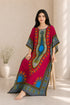 Women’s 100% Cotton African Print Kaftan Dress – Plus Size Dashiki Beach Cover-Up with Pockets