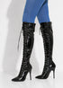 Women Thigh Kinky Over The Knee Stiletto Boots G-720