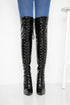 Women Thigh Kinky Over The Knee Stiletto Boots G-720