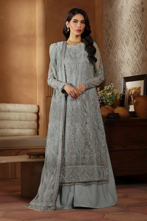 Zarif Embroidered Net 3 Piece Suit ZFN 02